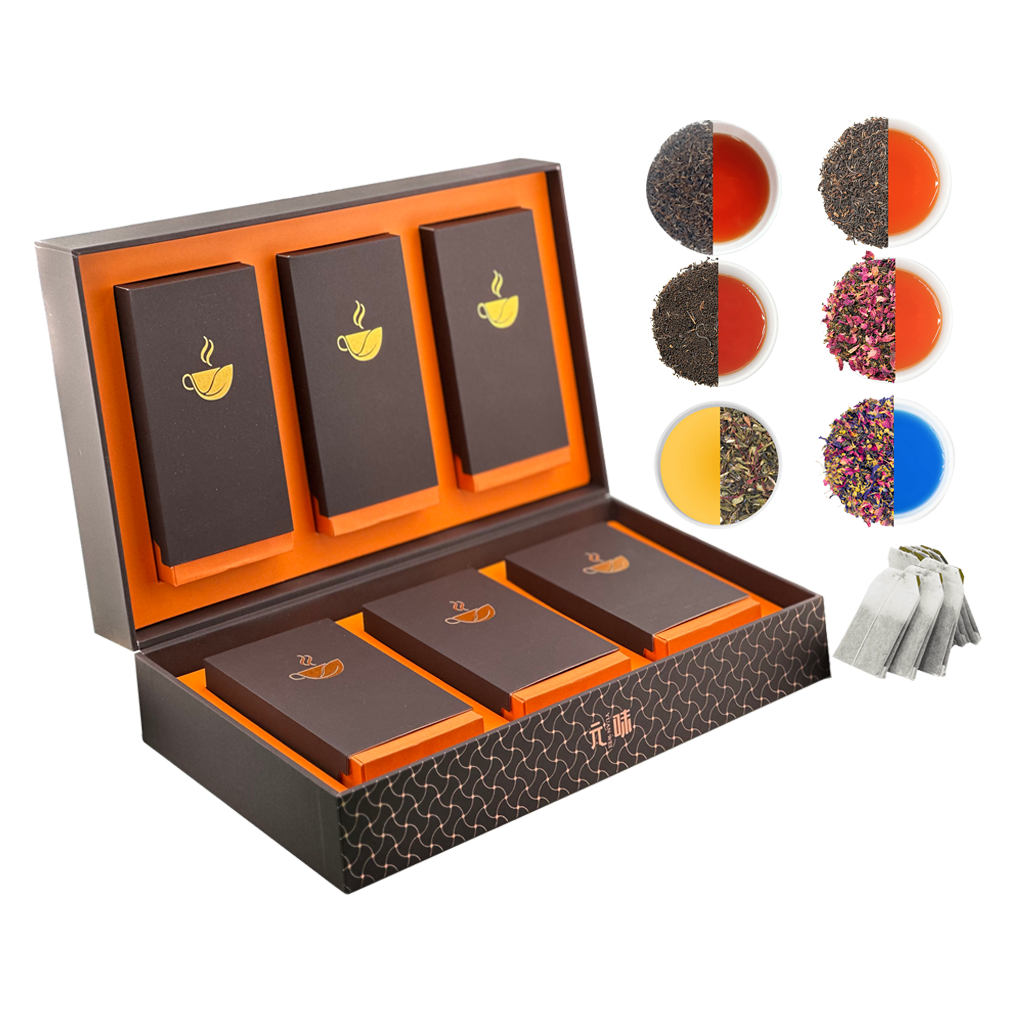 Gift Box Tea Black Tea/Green Tea Set 9 tea bags (2.5g) x 6 boxes – chaizoo