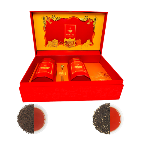 Gift box red CTC/chai set 100g x 2 cans