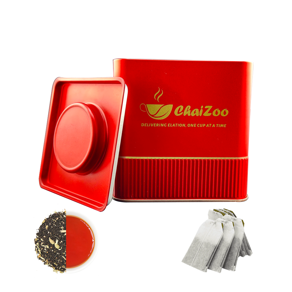 Gift Cube Can Chai Tea Bag (3g) 50 pieces