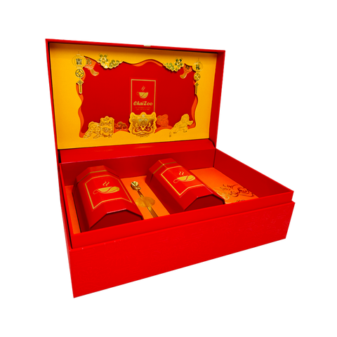 Gift box red CTC/chai set 100g x 2 cans